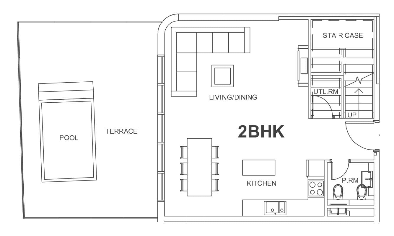 2 Bedroom Duplex