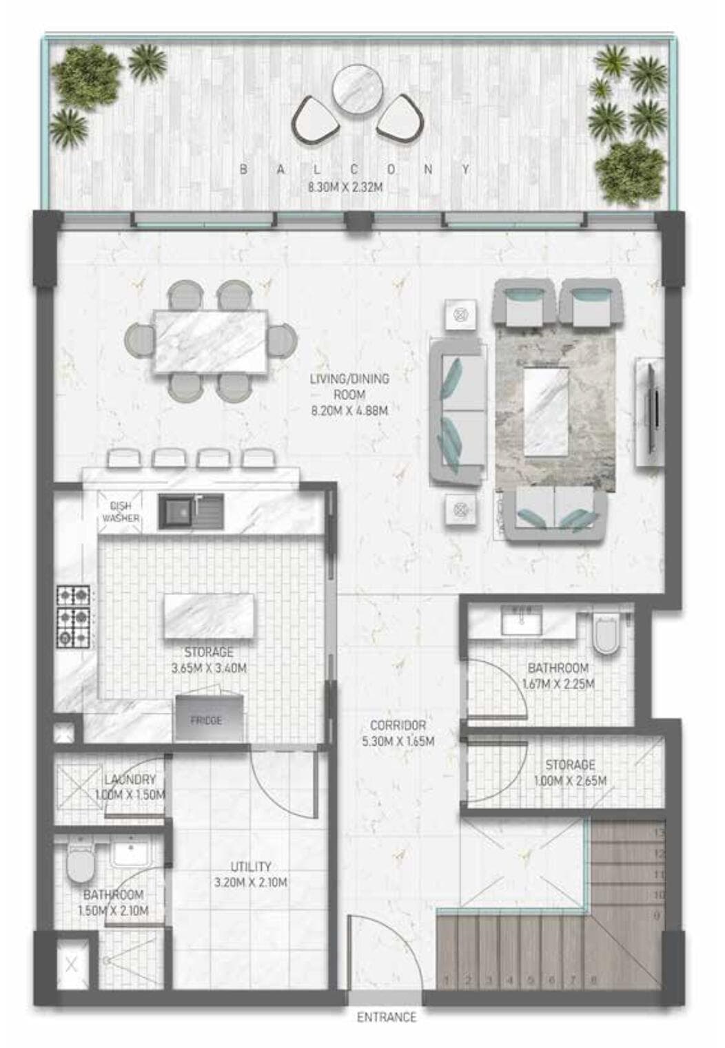 2 Bedroom Townhouse Type 2