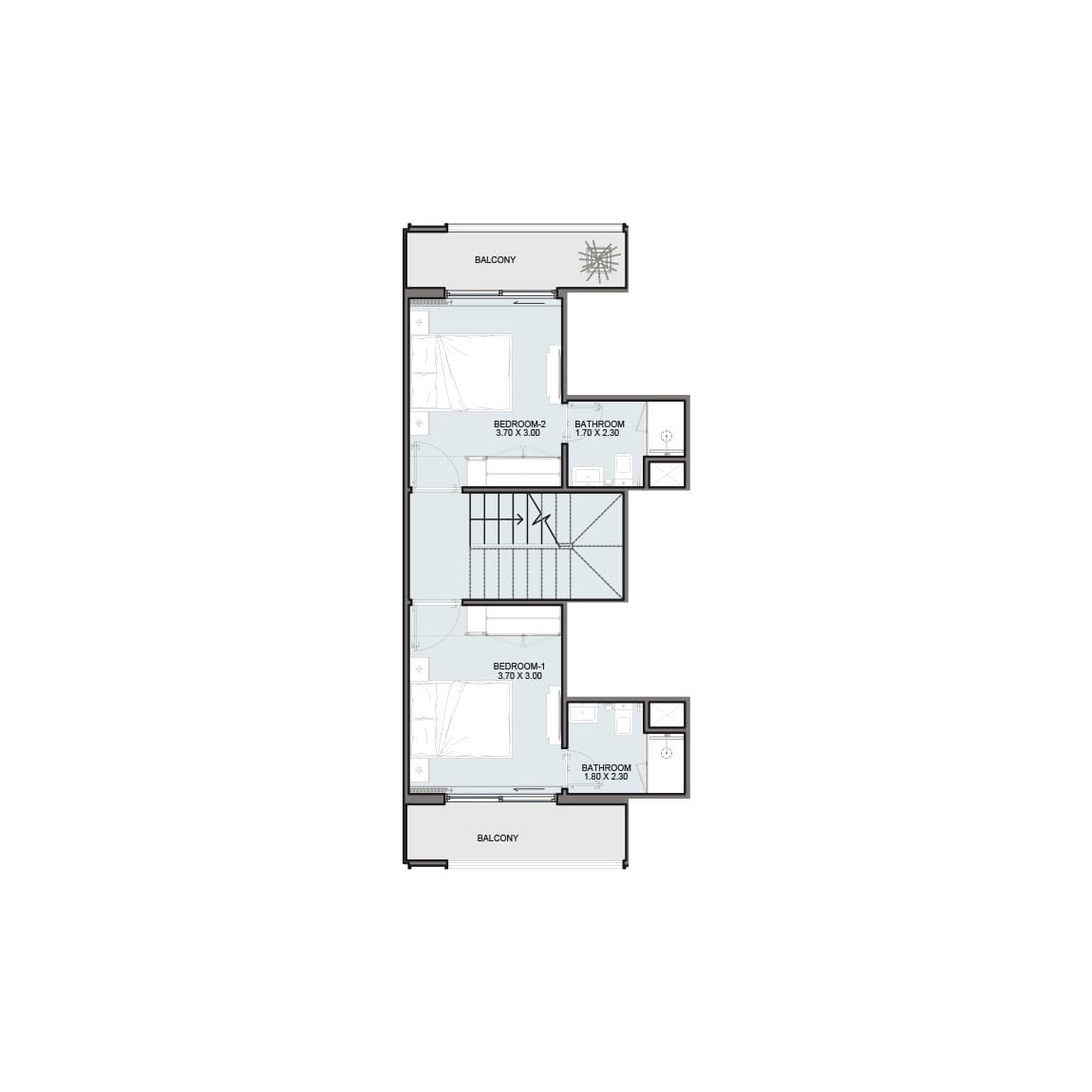 3 Bedroom Townhouse Type A Middle