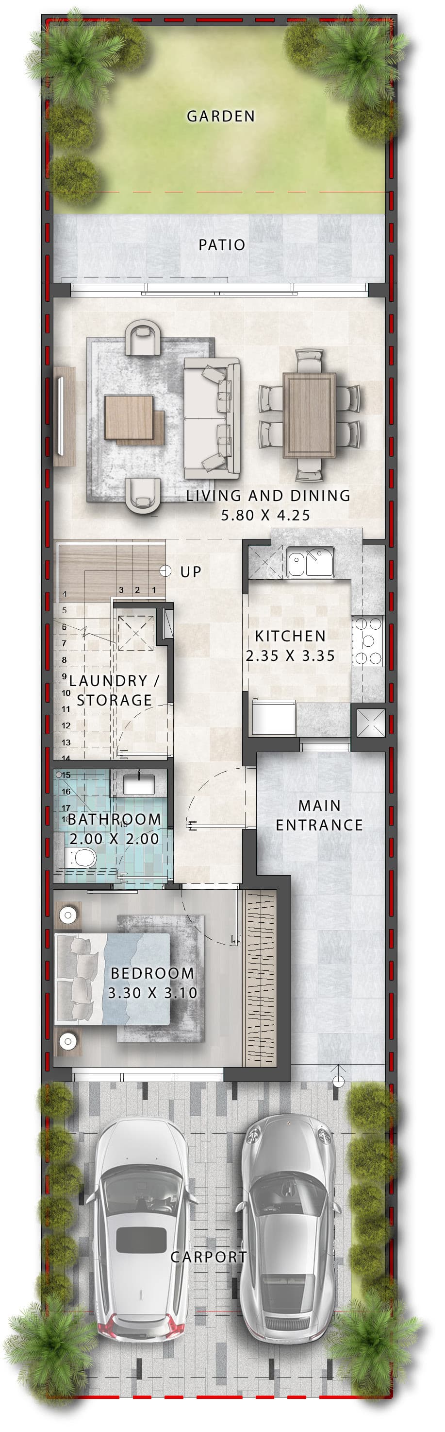 4 Bedroom Townhouse M1