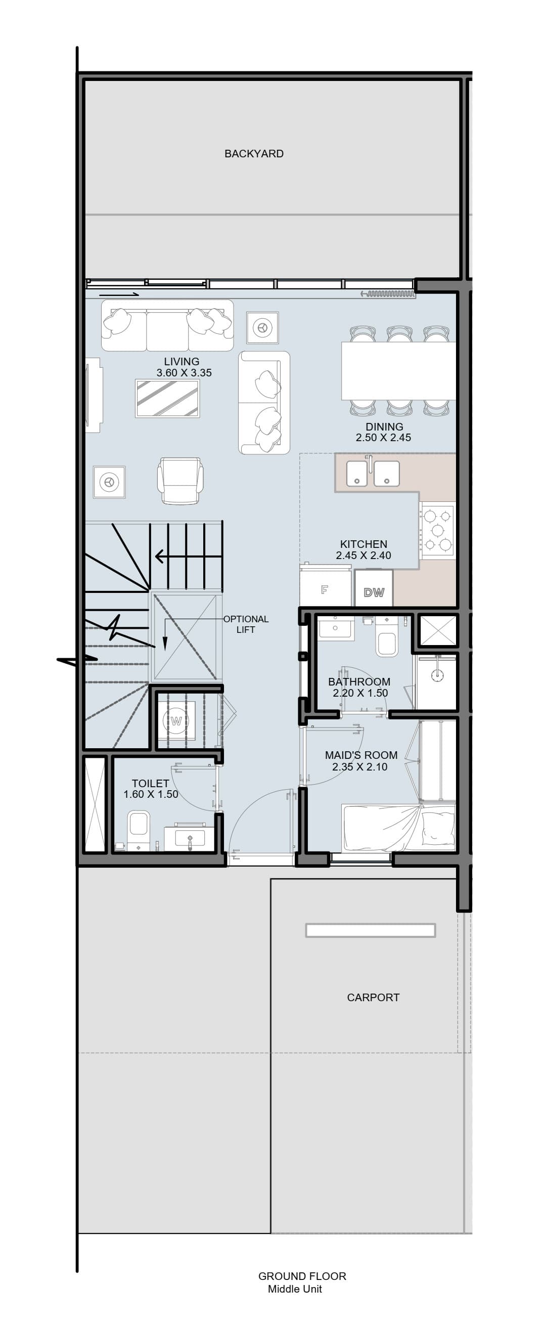 3 Bedroom Luxury Villa Type B Middle