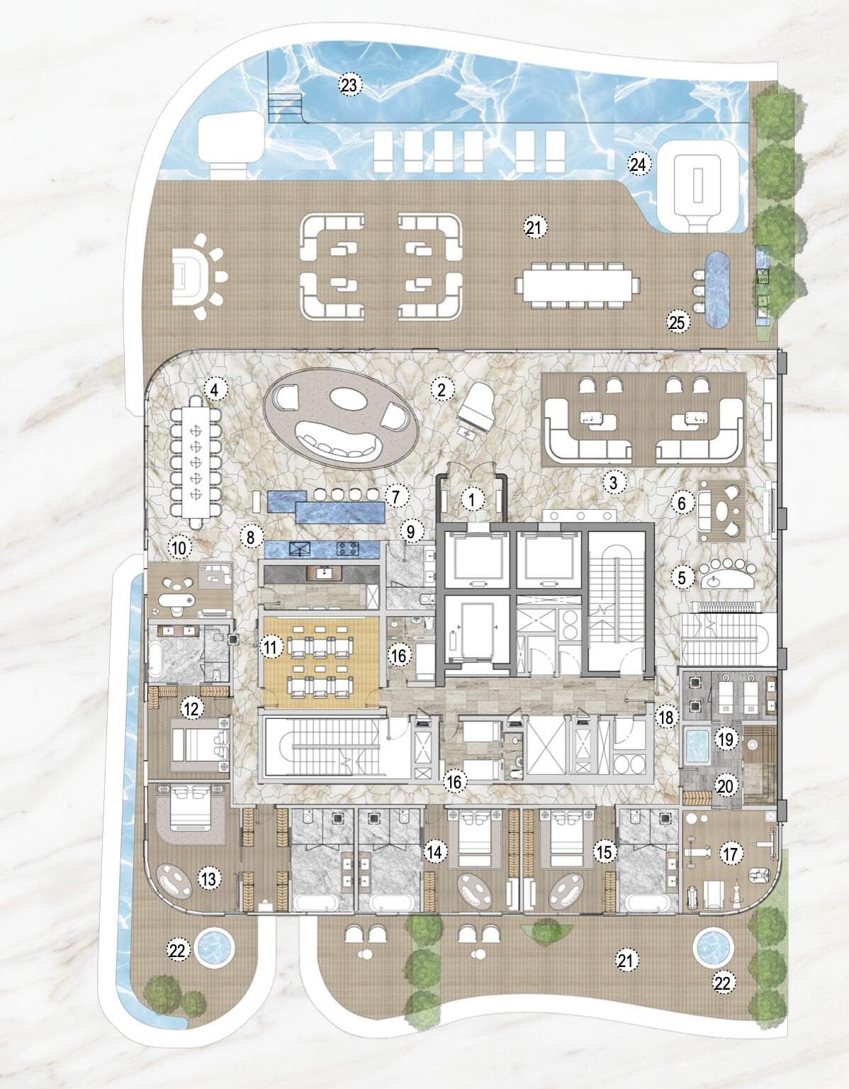 6 Bedroom Sky Mansion Type B
