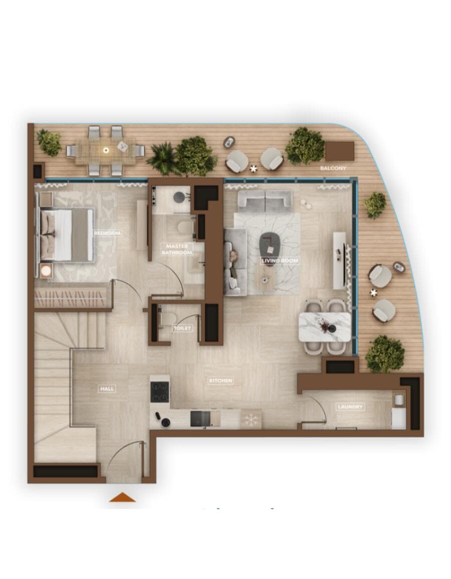 3 Bedroom Duplex Type B