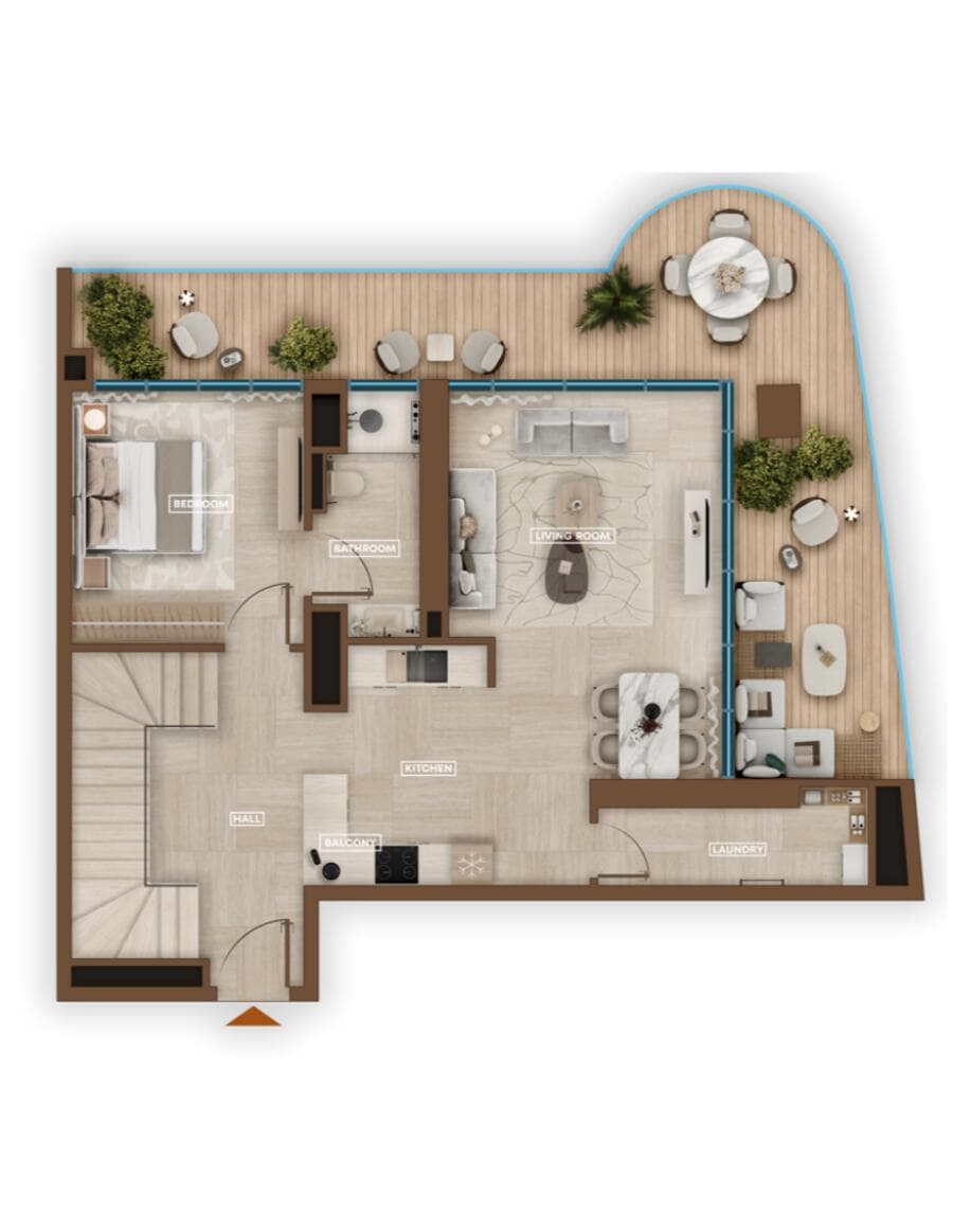 3 Bedroom Duplex Type B