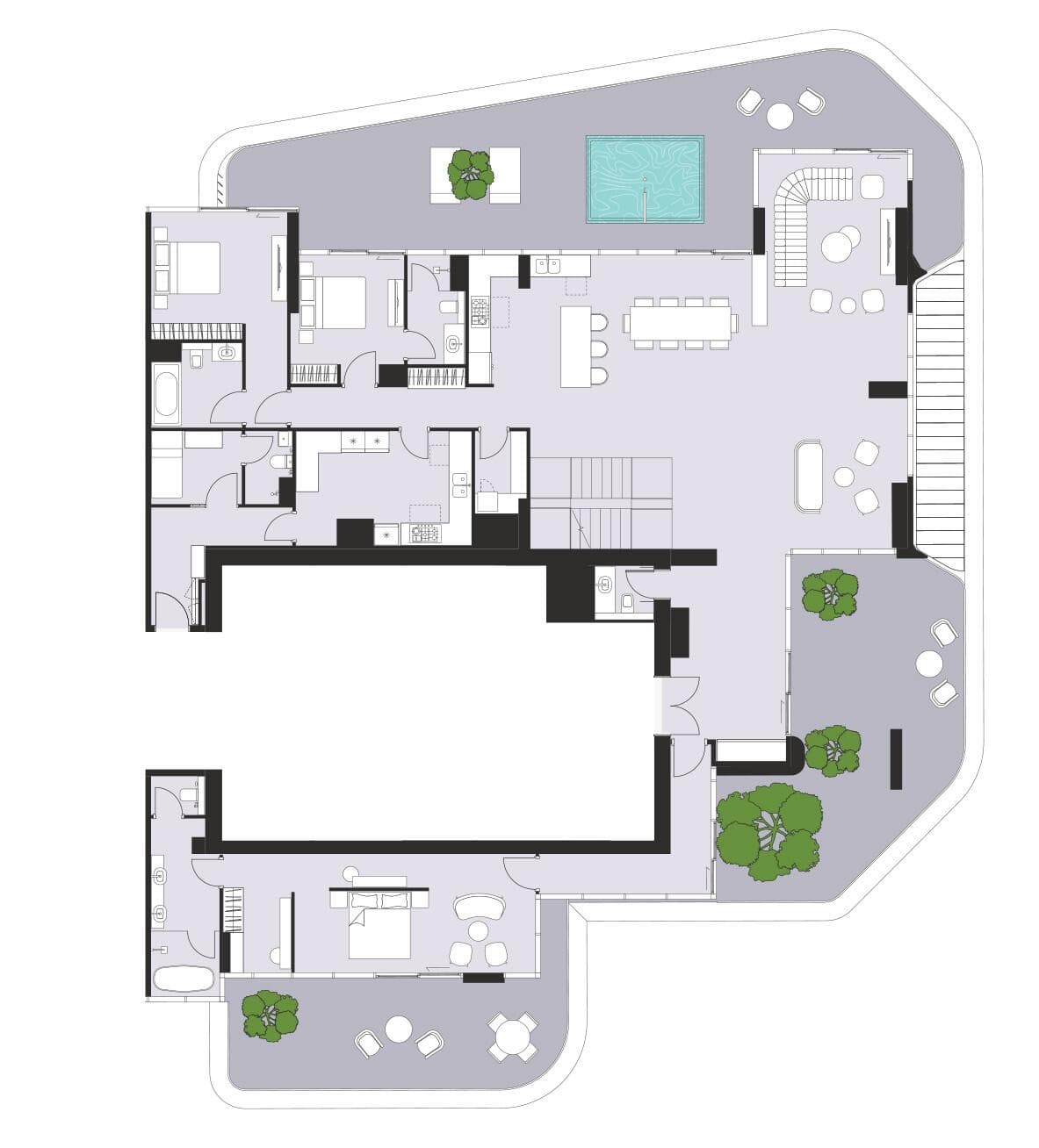 4 Bedroom Penthouse F