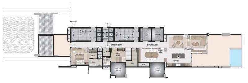 4 Bedroom Duplex Type 4F